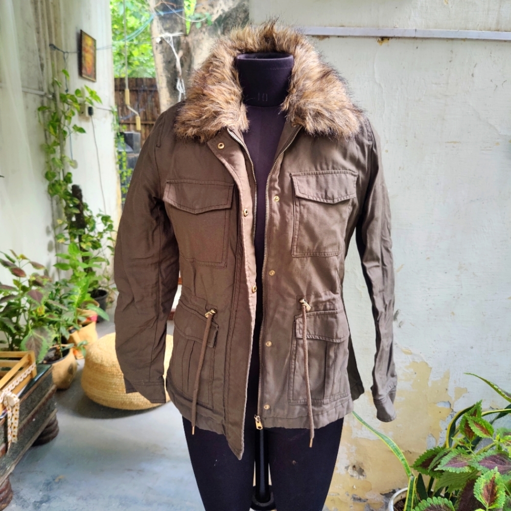 H&M Parka Jacket (New) no tags - Picture 1 of 3